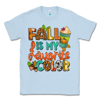 Dusty Blue Fall is my favorite color Classic Tee - NancyCooperArtShop