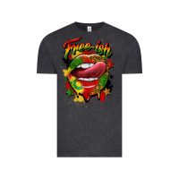 Vintage Black free ish juneteenth lips Vintage Tee - CowGirlArtShop
