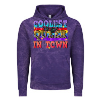 Cloud Purple Coolest queer in town Vintage Hoodie - CowGirlArtShop