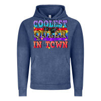 Vintage Denim Coolest queer in town Vintage Hoodie - CowGirlArtShop