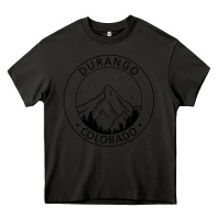 Asphalt Durango Mountain City - Colorado State Souvenir Gift Heavy Core Tee - trangStudio