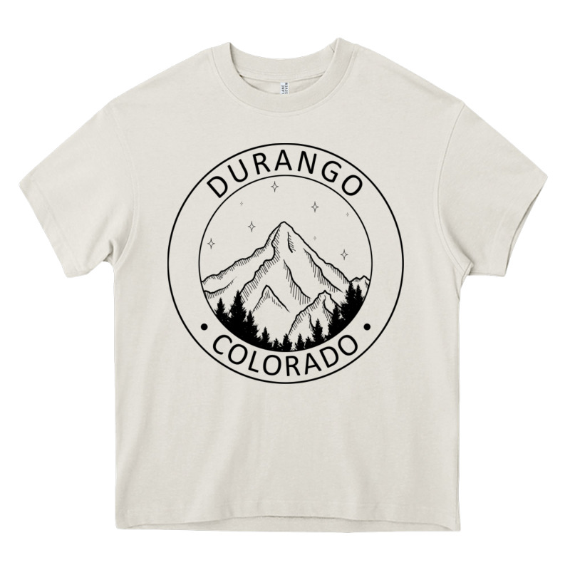 Durango Mountain City - Colorado State Souvenir Gift Heavy Core Tee by trangStudio | Teevron