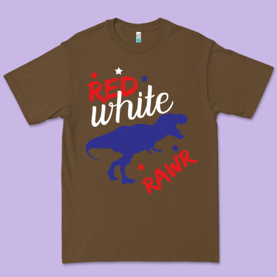 4th Of July Dinosaur Premium Tee Designed By Bettercallsaul