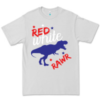 Dove Grey 4th of July Dinosaur Premium Tee - Bettercallsaul