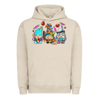 Pigment French Oak teacher gnomes Urban Hoodie - AdoDesignShop