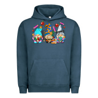 Pigment Midnight Navy teacher gnomes Urban Hoodie - AdoDesignShop