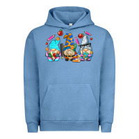 Pigment Pebble Blue teacher gnomes Urban Hoodie - AdoDesignShop