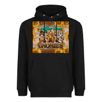 Black coffee time gnomies Heavyweight Hoodie - BarkalooDesign