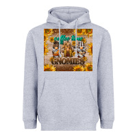 Heather Grey coffee time gnomies Heavyweight Hoodie - BarkalooDesign