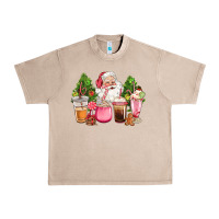 French Oak pink christmas santa coffe cups Urban Heavy Tee - CowGirlArtShop