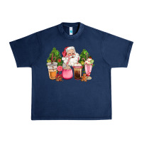 Navy pink christmas santa coffe cups Urban Heavy Tee - CowGirlArtShop