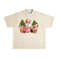 Sandshell pink christmas santa coffe cups Urban Heavy Tee - CowGirlArtShop