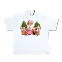White pink christmas santa coffe cups Urban Heavy Tee - CowGirlArtShop