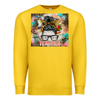 Lemon teacher messy bun tumbler Premium Sweatshirt - BarkalooDesign