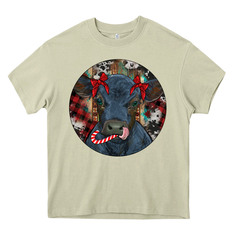 Black Angus Calf Christmas Heavy Core Tee by RanaPortraitStore | Teevron