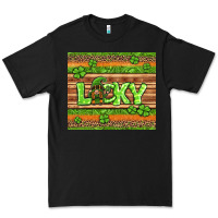 Black st Patricks lucky gnome Premium Tee - Jasminsmagicworld