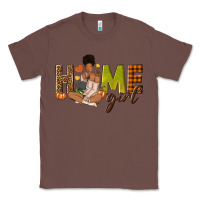 Chestnut Home girl Fall afro girl Classic Tee - NancyCooperArtShop
