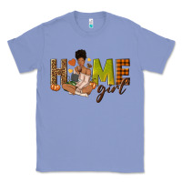 Colony Blue Home girl Fall afro girl Classic Tee - NancyCooperArtShop
