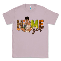 Lilac Home girl Fall afro girl Classic Tee - NancyCooperArtShop