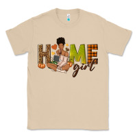 Mushroom Home girl Fall afro girl Classic Tee - NancyCooperArtShop