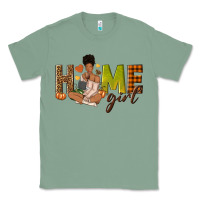 Sage Home girl Fall afro girl Classic Tee - NancyCooperArtShop