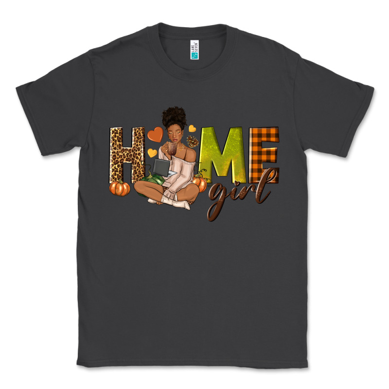 Home Girl Fall Afro Girl Classic Tee by NancyCooperArtShop | Teevron