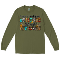 Army Green i don't need your attitude i brought my own olivia Long Sleeve Tee - OliviaCreatesArt