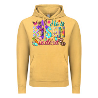 Vintage Mustard He is risen indeed Happy Easter Day Vintage Hoodie - HowdyJamesFarm