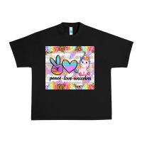 Black peace loeve unicorns Urban Heavy Tee - CowGirlArtShop