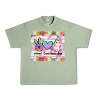 Oil Green peace loeve unicorns Urban Heavy Tee - CowGirlArtShop