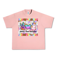 Peace Loeve Unicorns Urban Heavy Tee | Teevron