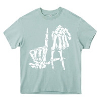 Arona la hand sign lazy diy halloween costume skeleton los angeles pullover Heavy Core Tee - trangStudio