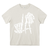 Cream la hand sign lazy diy halloween costume skeleton los angeles pullover Heavy Core Tee - trangStudio