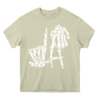 Mossy la hand sign lazy diy halloween costume skeleton los angeles pullover Heavy Core Tee - trangStudio