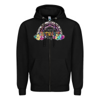 Black happy mothers day Zipper Hoodie - SublimationCraftShop