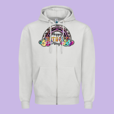 Happy Mothers Day Zipper Hoodie Designed By Sublimationcraftshop