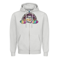 Dove Grey happy mothers day Zipper Hoodie - SublimationCraftShop