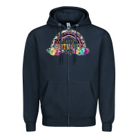 Navy happy mothers day Zipper Hoodie - SublimationCraftShop