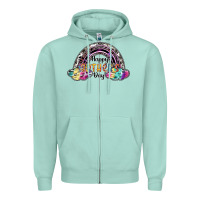 Seafoam happy mothers day Zipper Hoodie - SublimationCraftShop