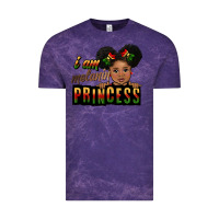 Cloud Purple i am melanin princess black peekaboo Vintage Tee - CowGirlArtShop