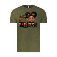 Vintage Olive i am melanin princess black peekaboo Vintage Tee - CowGirlArtShop