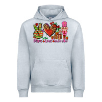 Heather Grey peace love nutcraker Urban Hoodie - AdoDesignShop
