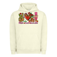 Pigment Pistachio peace love nutcraker Urban Hoodie - AdoDesignShop