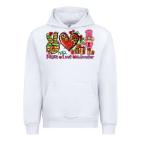White peace love nutcraker Urban Hoodie - AdoDesignShop