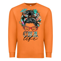 Carrot nurse cna life messy bun Premium Sweatshirt - BarkalooDesign