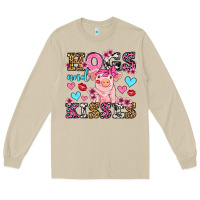 Mushroom hogs and kisses pig  olivia Long Sleeve Tee - OliviaCreatesArt