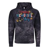 Cloud Black Happy memorial day 4th of july Vintage Hoodie - CowGirlArtShop