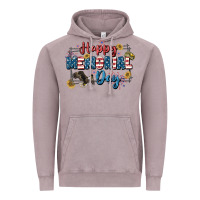 Vintage Zinc Happy memorial day 4th of july Vintage Hoodie - CowGirlArtShop