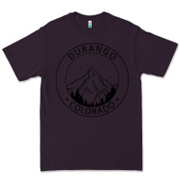 Plum Durango Mountain City - Colorado State Souvenir Gift Premium Tee - trangStudio