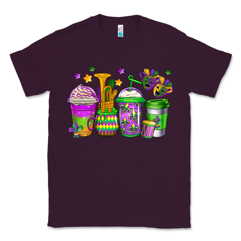 Mardi Gras Coffee Cups Classic Tee by Jasminsmagicworld | Teevron